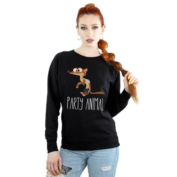 Disney Womens/Ladies Zootropolis Party Animal Sweatshirt