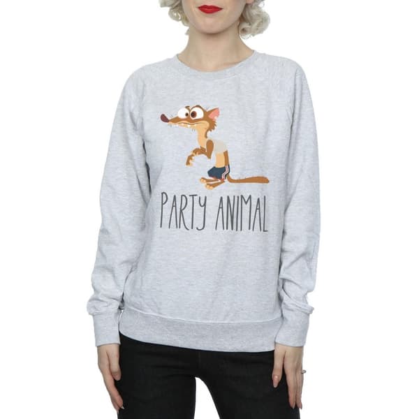 Disney Womens/Ladies Zootropolis Party Animal Sweatshirt
