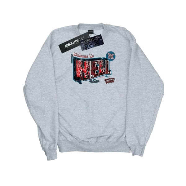 Supernatural Womens/Ladies Welcome To Hell Sweatshirt