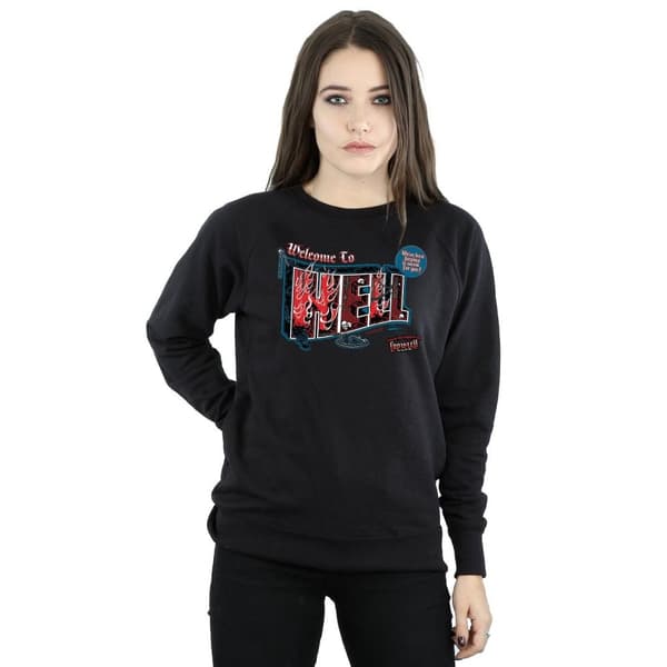 Supernatural Womens/Ladies Welcome To Hell Sweatshirt