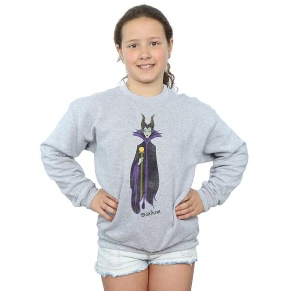 Disney Girls Sleeping Beauty Classic Maleficent Sweatshirt