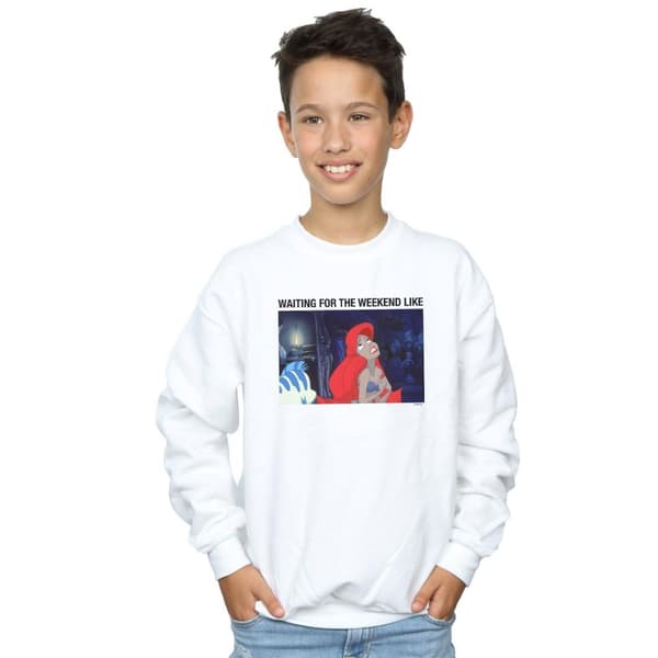 Disney Boys The Little Mermaid Waiting For The Weekend Sweatshirt