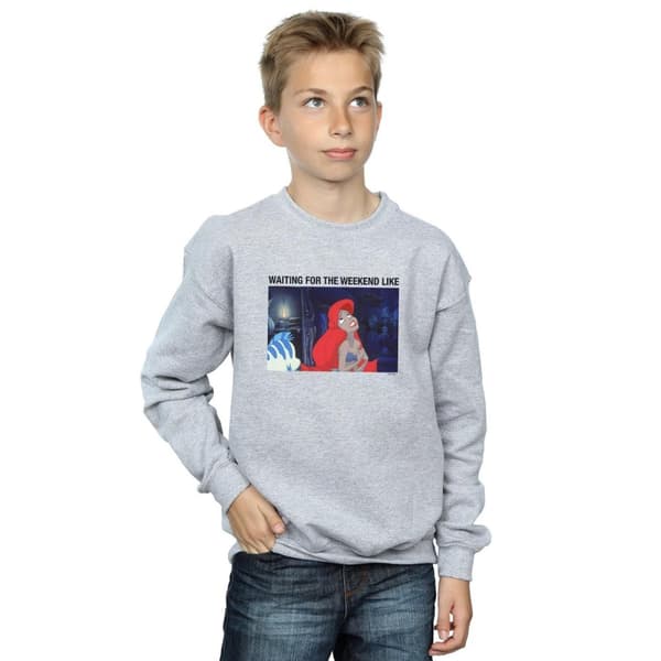Disney Boys The Little Mermaid Waiting For The Weekend Sweatshirt