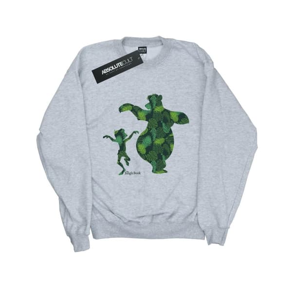 Disney Pojkar Djungelboken Mowgli och Baloo dansar Sweatshirt Sports Grey 9-11 Years