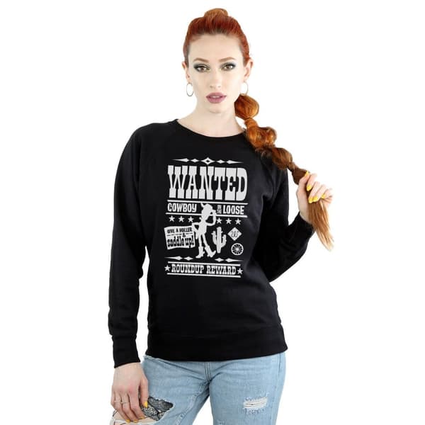 Disney Womens/Ladies Toy Story Wanted Poster Sweatshirt