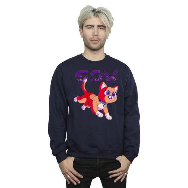 Disney Mens Lightyear Sox Digital Cute Sweatshirt