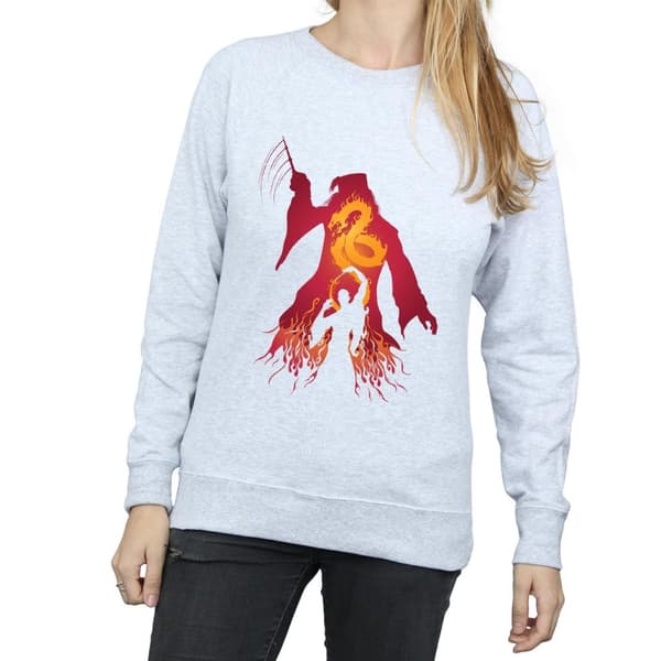 Harry Potter Dam/Tjej Dumbledore Silhuett Sweatshirt