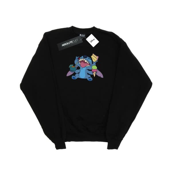 Disney Dam/Tjej Lilo And Sitch Munchies Sweatshirt Black S