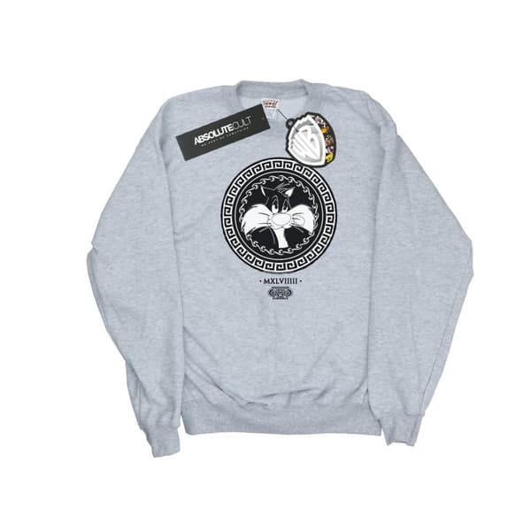 Looney Tunes Herr Sylvester Greek Circle Sweatshirt