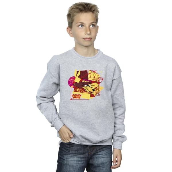 Looney Tunes Boys Wile E Coyote Bugs Rabbit New Year Sweatshirt