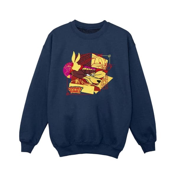 Looney Tunes Boys Wile E Coyote Bugs Rabbit New Year Sweatshirt