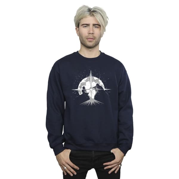 Star Wars Mens Obi-Wan Kenobi Saber Silhouette Fight Sweatshirt