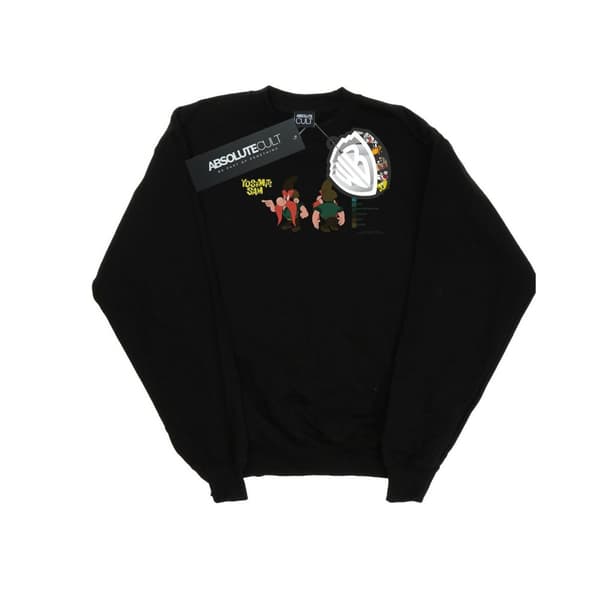 Looney Tunes Dam/Tjej Yosemite Sam Färgkod Sweatshirt