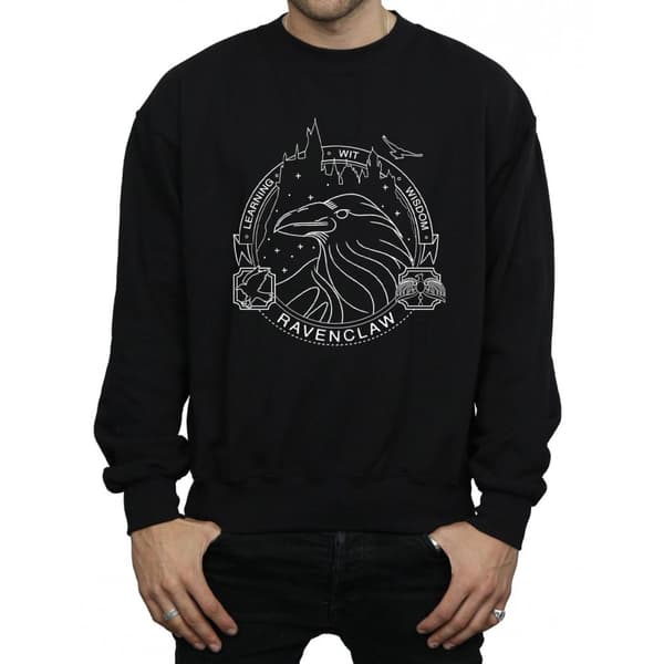 Harry Potter Sweatshirt med Ravenclaw-sigill för herrar