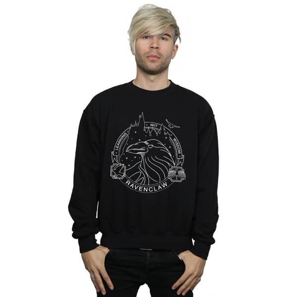 Harry Potter Sweatshirt med Ravenclaw-sigill för herrar