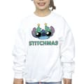 Miniatyrbild 3 av 4: Disney Lilo & Stitch Stitchmas-glasögon-tröja för flickor