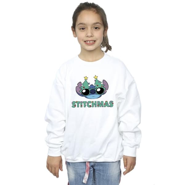 Disney Lilo & Stitch Stitchmas-glasögon-tröja för flickor