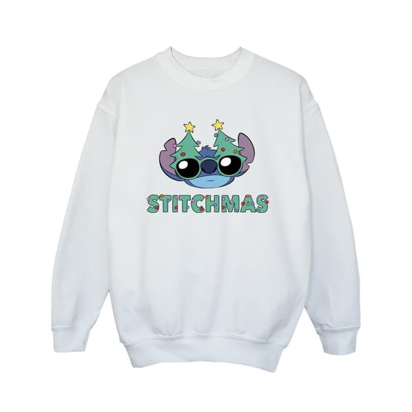 Disney Lilo & Stitch Stitchmas-glasögon-tröja för flickor