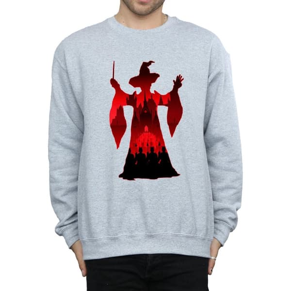 Harry Potter Mens Minerva McGonagall Silhouette Sweatshirt
