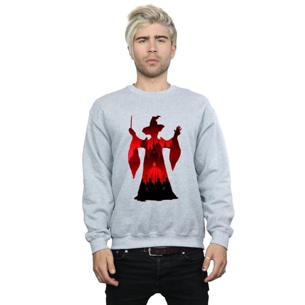 Harry Potter Mens Minerva McGonagall Silhouette Sweatshirt