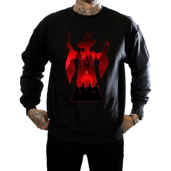 Harry Potter Mens Minerva McGonagall Silhouette Sweatshirt