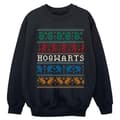 Miniatyrbild 1 av 3: Harry Potter Pojkar - Sweatshirt med julmotiv från Fair Isle Houses