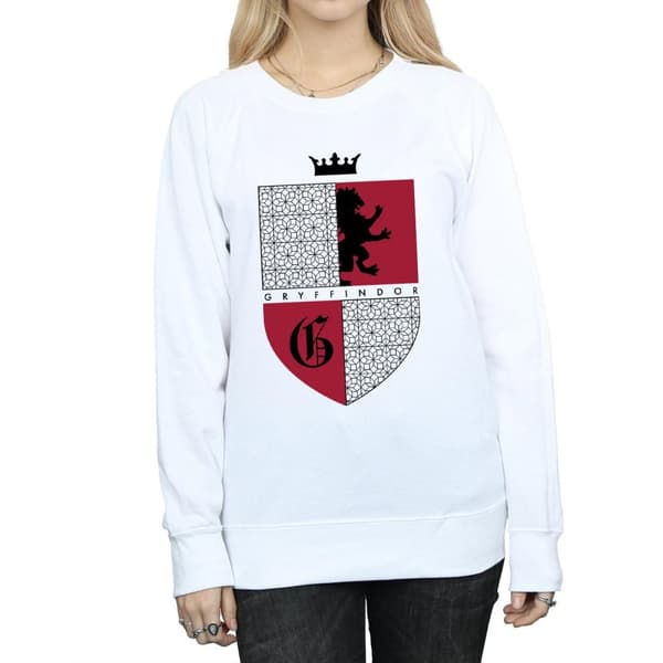 Harry Potter Sweatshirt med Gryffindors sköld för kvinnor/damer