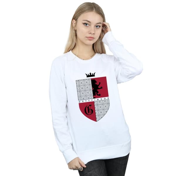 Harry Potter Sweatshirt med Gryffindors sköld för kvinnor/damer