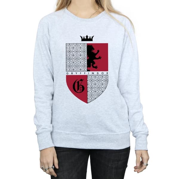 Harry Potter Sweatshirt med Gryffindors sköld för kvinnor/damer