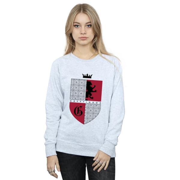 Harry Potter Sweatshirt med Gryffindors sköld för kvinnor/damer