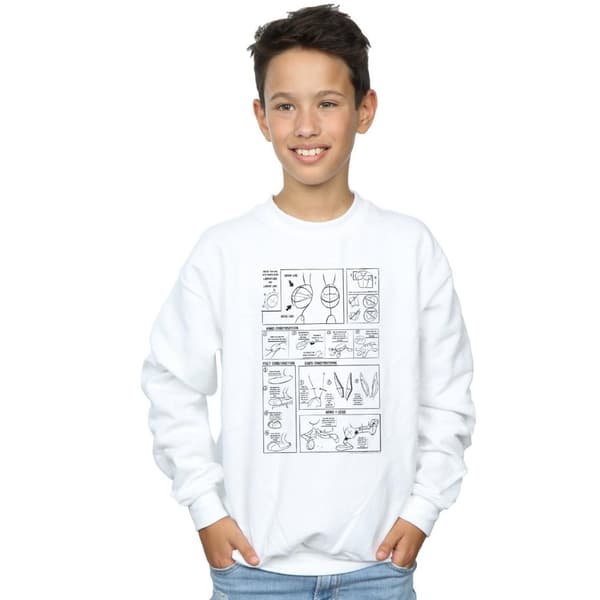 Looney Tunes Boys Bugs Bunny Construction Sweatshirt