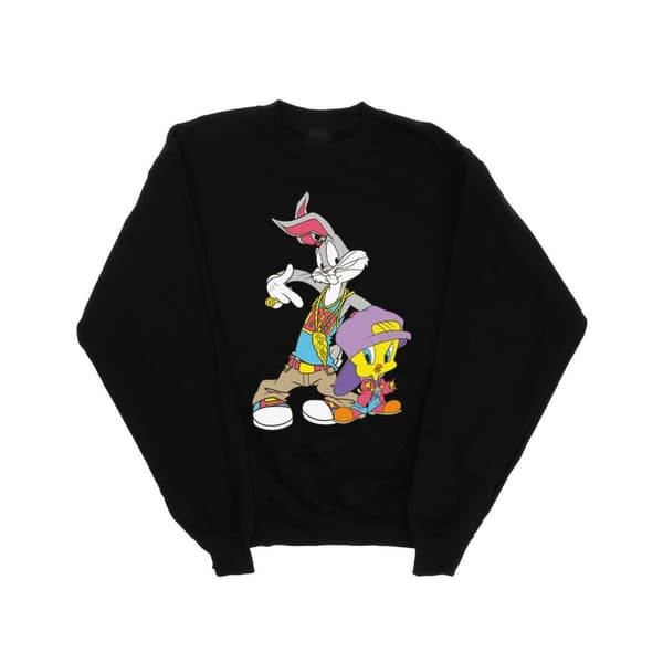 Looney Tunes Mens Bugs And Tweety Hip Hop Sweatshirt