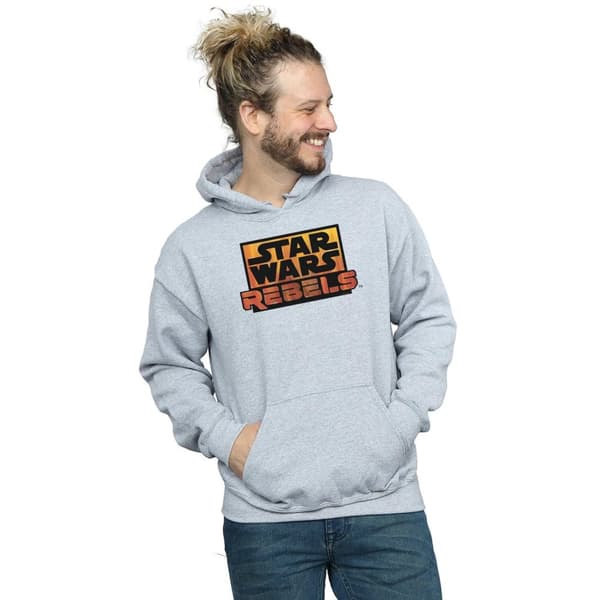 Star Wars Mens Rebels Logo Hoodie