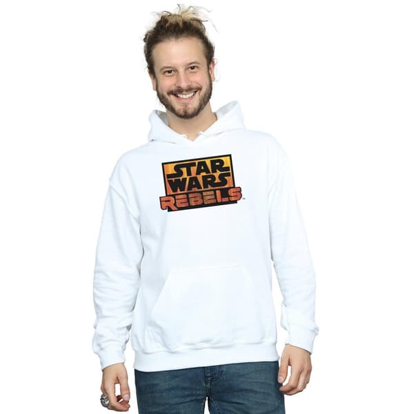 Star Wars Mens Rebels Logo Hoodie