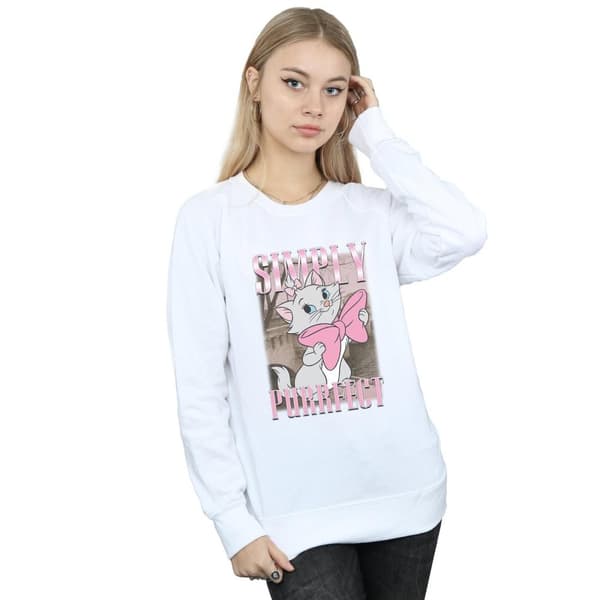 Disney Dam/Tjej Aristocats Marie Simply Purrfect Homage Sweatshirt