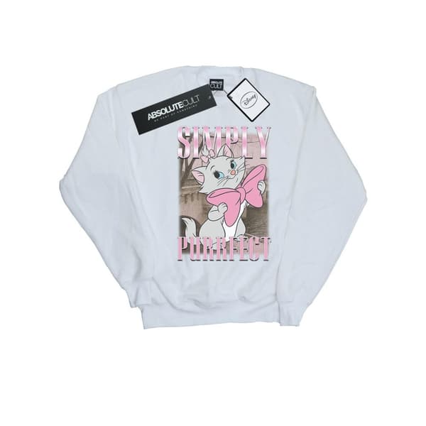 Disney Dam/Tjej Aristocats Marie Simply Purrfect Homage Sweatshirt