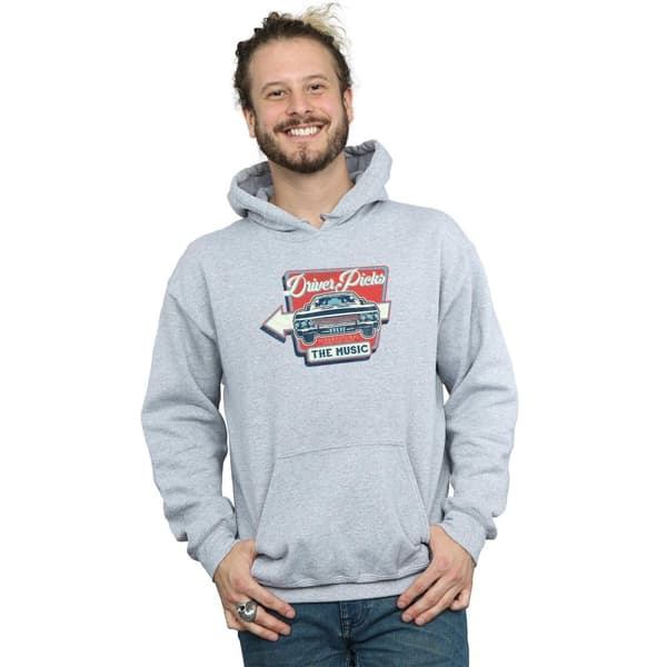 Supernatural Mens Driver Picks The Music Hoodie