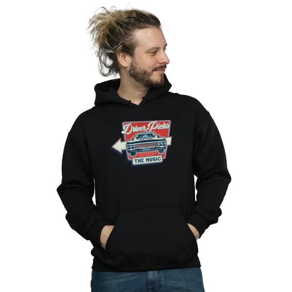 Supernatural Mens Driver Picks The Music Hoodie