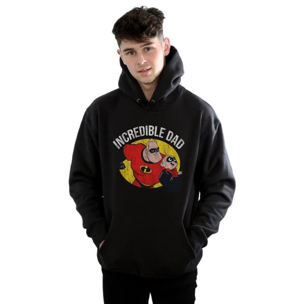 Disney Mens The Incredibles Bob Parr Incredible Dad Hoodie