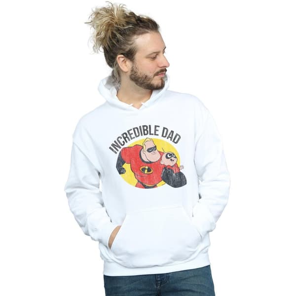 Disney Mens The Incredibles Bob Parr Incredible Dad Hoodie