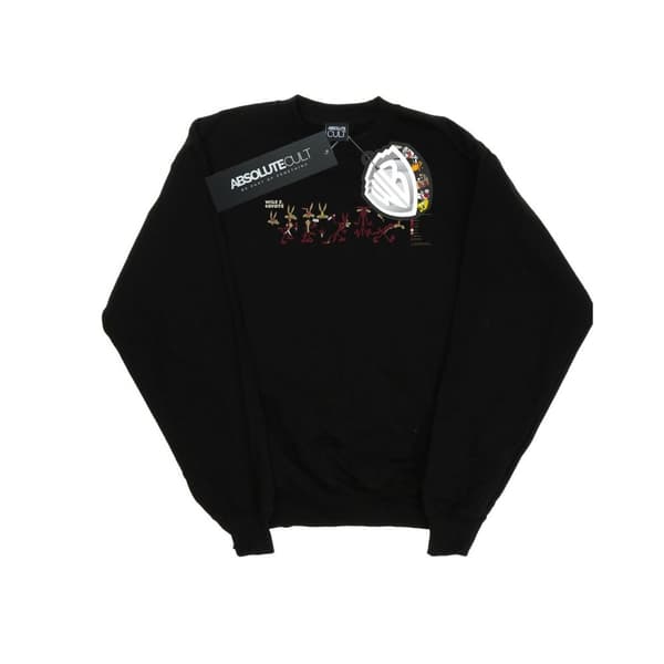 Looney Tunes Sweatshirt med färgkod från Wile E Coyote för herrar