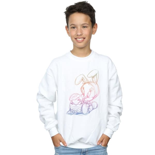 Looney Tunes Boys Tweety Pie Easter Egg Sketch Sweatshirt