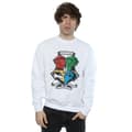 Miniatyrbilde 2 av 3: Harry Potter Mens Hogwarts Toon Crest Sweatshirt