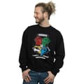 Miniatyrbilde 2 av 3: Harry Potter Mens Hogwarts Toon Crest Sweatshirt