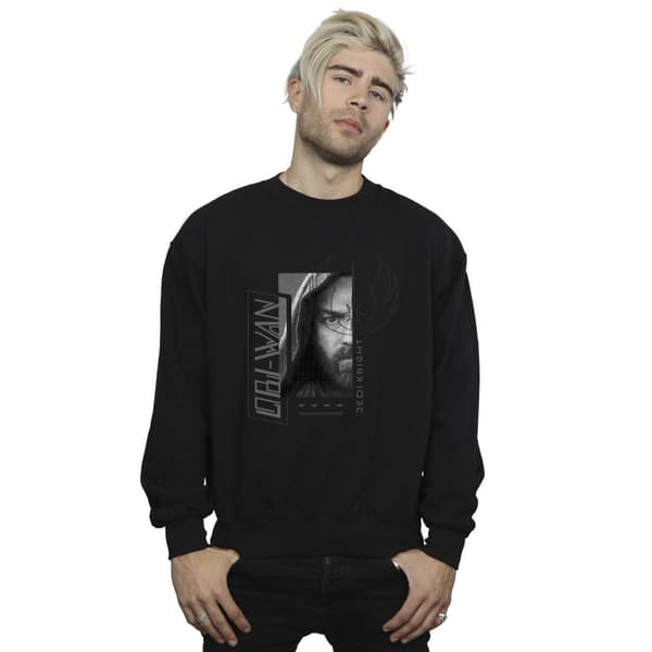 Star Wars Mens Obi-Wan Kenobi Jedi SciFi Collage Sweatshirt