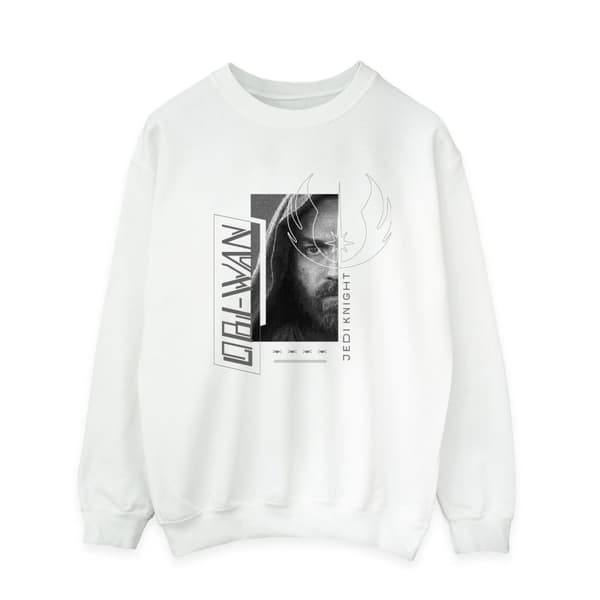 Star Wars Mens Obi-Wan Kenobi Jedi SciFi Collage Sweatshirt