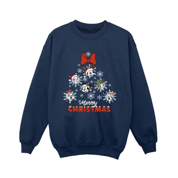 Disney Pojkar - Musse Pigg och hans vänner - Sweatshirt med julgran