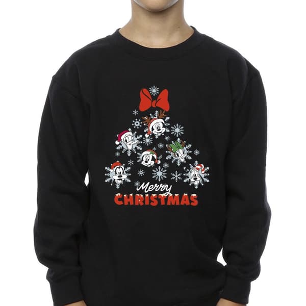 Disney Pojkar - Musse Pigg och hans vänner - Sweatshirt med julgran