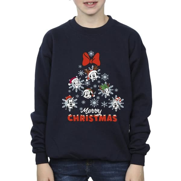 Disney Pojkar - Musse Pigg och hans vänner - Sweatshirt med julgran