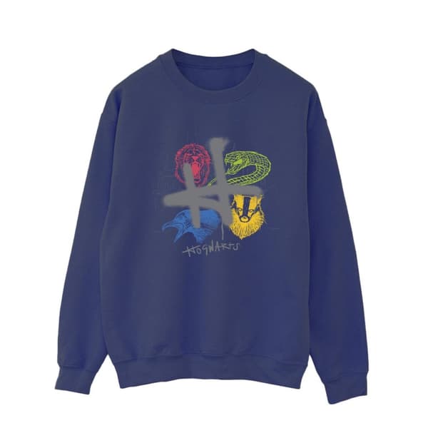 Harry Potter Mens Emblems H Spray Sweatshirt